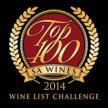 TOP 100 SOUTH AFRICA WINE LIST QUALITY AWARD